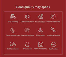 Load image into Gallery viewer, E78 Women bracelet watch men heart rate blood pressure smart wristband fitness band tracker Ip68 waterproof sport watch swim - foxberryparkproducts