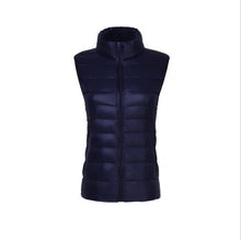 Load image into Gallery viewer, New Women Sleeveless Women's Ultra Light Down Vests Slim Jacket Girl Gilet Plus Lightweight Windproof Warm Waistcoat - foxberryparkproducts