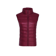 Load image into Gallery viewer, New Women Sleeveless Women's Ultra Light Down Vests Slim Jacket Girl Gilet Plus Lightweight Windproof Warm Waistcoat - foxberryparkproducts