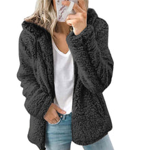 Load image into Gallery viewer, European And American New Women's Hooded Woolen Autumn And Winter Coat Ins