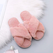 Load image into Gallery viewer, Women's Warm Winter Faux Fur Home Slippers - foxberryparkproducts