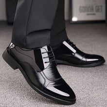 Load image into Gallery viewer, Business Luxury OXford Shoes Men Breathable Leather Shoes Rubber Formal Dress Shoes Male Office Party Wedding Shoes Mocassins ty