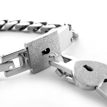 Load image into Gallery viewer, 2Pcs Tone Stainless Steel Lover Heart Bracelet
