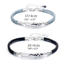 Load image into Gallery viewer, 2Pcs Tone Stainless Steel Lover Heart Bracelet