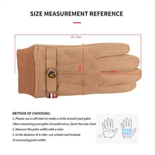Load image into Gallery viewer, Men's Winter Gloves Suede Warm Split Finger Gloves - foxberryparkproducts