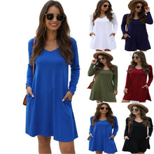 Load image into Gallery viewer, Classy A-line Dress - foxberryparkproducts