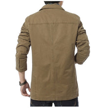 Load image into Gallery viewer, Blazer Men Spring Autumn Casual Cotton Denim Jackets