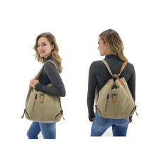 Load image into Gallery viewer, Canvas Women Shoulder Bags High Quality Multifunction  Back Pack For Students - foxberryparkproducts