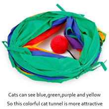 Load image into Gallery viewer, Practical Cat Tunnel Pet Tube Collapsible Play Toy Puppy Toys - foxberryparkproducts