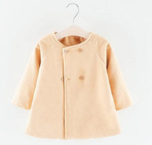 Load image into Gallery viewer, Baby Girl Boys Spring Winter Wool Blends Jacket Coat - foxberryparkproducts