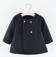 Load image into Gallery viewer, Baby Girl Boys Spring Winter Wool Blends Jacket Coat - foxberryparkproducts