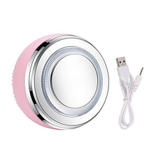 Load image into Gallery viewer, 2in1 LED Light Silicone Heating Face Cleanser Massage - foxberryparkproducts