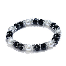 Load image into Gallery viewer, Bracelet Bright Colorful Rhinestone and Faux Pearl  ID A112-1101 - foxberryparkproducts