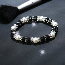 Load image into Gallery viewer, Bracelet Bright Colorful Rhinestone and Faux Pearl  ID A112-1101 - foxberryparkproducts