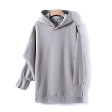 Load image into Gallery viewer, GCAROL Fall Winter Women Long Hooded Suits 80% Cotton Fleece - foxberryparkproducts