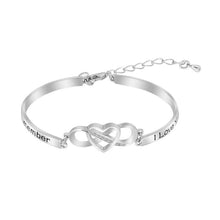Load image into Gallery viewer, 2Pcs Tone Stainless Steel Lover Heart Bracelet