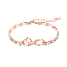Load image into Gallery viewer, 2Pcs Tone Stainless Steel Lover Heart Bracelet