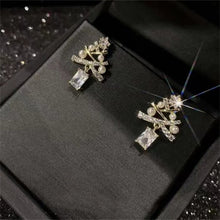 Load image into Gallery viewer, 2022 New Zircon Christmas Tree Earrings for Women Shiny Rhinestone Snowflake Stud Earring Fashion Jewelry New Year Gifts - foxberryparkproducts