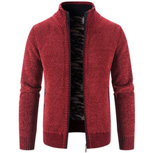 Load image into Gallery viewer, Mens Sweaters Autumn Winter New Wool Keeps Warm Zipper Cardigan