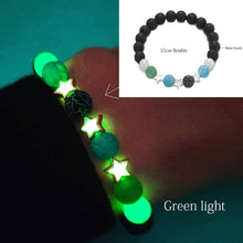 Load image into Gallery viewer, Natural Stone Bracelet Yoga Healing Luminous Glow In The Dark Bracelet