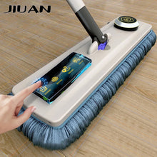 Load image into Gallery viewer, Magic Self-Cleaning Squeeze Mop Microfiber Spin And Go Flat Mop