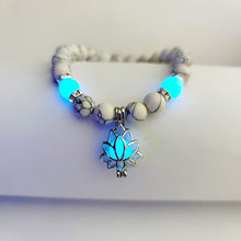 Load image into Gallery viewer, Natural Stone Bracelet Yoga Healing Luminous Glow In The Dark Bracelet
