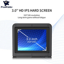 Load image into Gallery viewer, POWKIDDY v90 Black Version 3-Inch IPS Screen Flip Handheld Console Open System Game Console - foxberryparkproducts