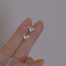 Load image into Gallery viewer, 2022 New Zircon Christmas Tree Earrings for Women Shiny Rhinestone Snowflake Stud Earring Fashion Jewelry New Year Gifts - foxberryparkproducts