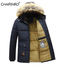 Load image into Gallery viewer, Men 2022 Winter New Windproof Fleece Warm Thick Jacket Parkas