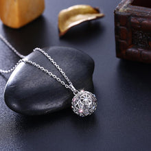 Load image into Gallery viewer, Sterling Silver Necklace with  Crystals - foxberryparkproducts