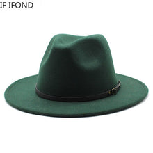 Load image into Gallery viewer, Multicolor Wool Jazz Fedora Hats