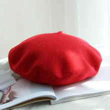 Load image into Gallery viewer, Autumn Winter Hat 100%  Wool Thick  Berets French Artist Beret - foxberryparkproducts