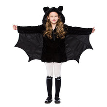 Load image into Gallery viewer, Halloween Children's Costume Black Bat Cosplay Costumes - foxberryparkproducts