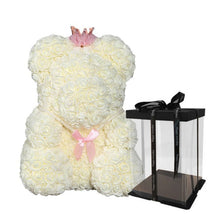 Load image into Gallery viewer, Red Rose Teddy Bear - foxberryparkproducts
