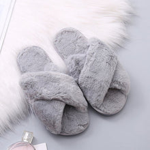 Load image into Gallery viewer, Women's Warm Winter Faux Fur Home Slippers - foxberryparkproducts