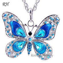 Load image into Gallery viewer, Colorful Butterfly Necklace