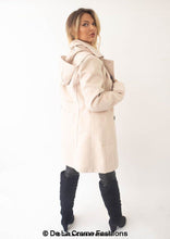 Load image into Gallery viewer, Womens Wool Feel Double Breasted Hooded Coat - foxberryparkproducts