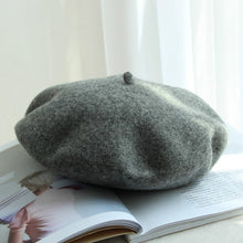 Load image into Gallery viewer, Autumn Winter Hat 100%  Wool Thick  Berets French Artist Beret - foxberryparkproducts