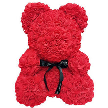 Load image into Gallery viewer, Red Rose Teddy Bear - foxberryparkproducts