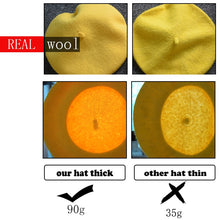 Load image into Gallery viewer, Autumn Winter Hat 100%  Wool Thick  Berets French Artist Beret - foxberryparkproducts