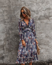 Load image into Gallery viewer, Fashion Long Sleeve Midi Dress