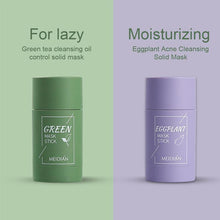 Load image into Gallery viewer, Green Tea Cleansing Clay Stick Mask Acne Cleansing Beauty Skin Green Tea Moisturizing Hydrating Whitening Care Face - foxberryparkproducts