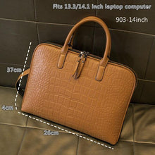 Load image into Gallery viewer, Classy Women's Leather  Laptop Briefcase - foxberryparkproducts