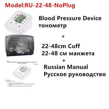 Load image into Gallery viewer, Portable Digital Tonometer Upper Arm Blood Pressure Heartbeat - foxberryparkproducts
