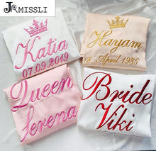 Load image into Gallery viewer, Jrmissli custom Personality wedding robes for bridesmaids and bride - foxberryparkproducts