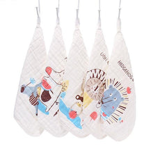 Load image into Gallery viewer, 5pcs/lot Baby Towel 6 Layers Muslin Newborn Baby Soft Handkerchief - foxberryparkproducts