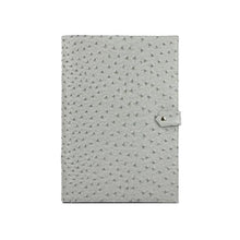 Load image into Gallery viewer, Monogrammed Note Pad Document Bag Embossed Python Pattern - foxberryparkproducts