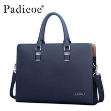 Load image into Gallery viewer, Padieoe Luxury Brand Genuine Leather Fashion Men's Laptop Briefcase - foxberryparkproducts