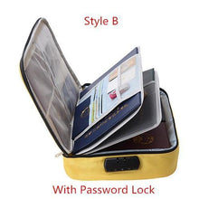 Load image into Gallery viewer, Document Bag Large Capacity Waterproof Storage Pack - foxberryparkproducts