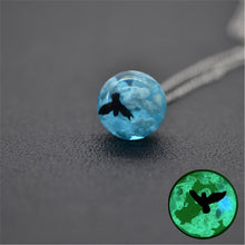 Load image into Gallery viewer, Chic Transparent Resin Rould Ball Moon Pendant Necklace - foxberryparkproducts
